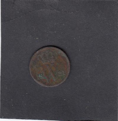 Beschrijving: 1 Cent WILLEM I